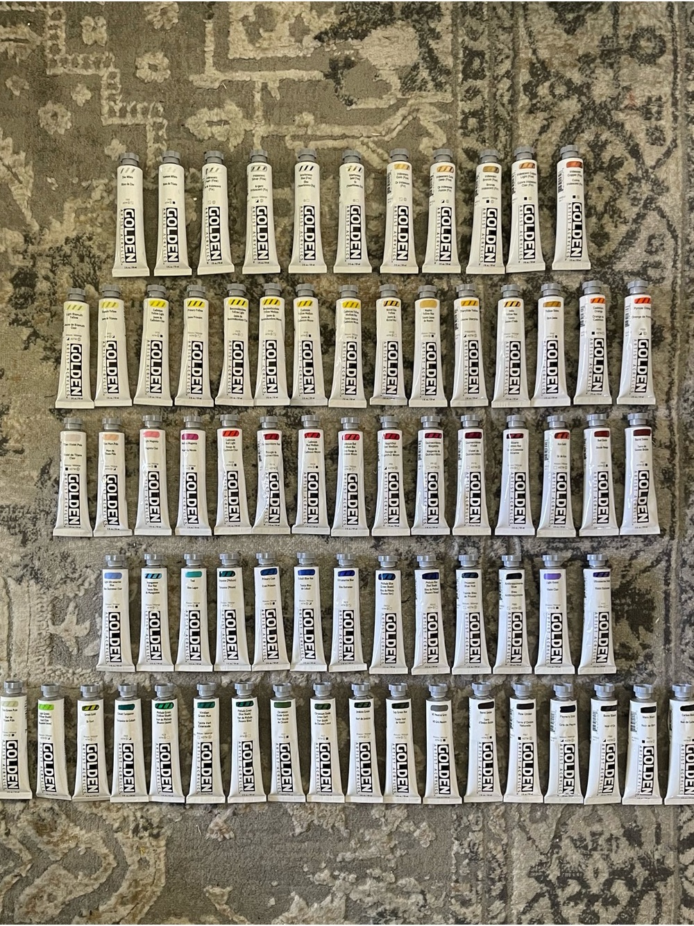 Golden Heavy Body Acrylic Paint Bundle